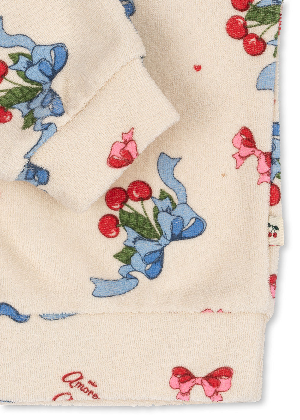 Konges Sløjd Konges Sløjd - Itty Sweat shirt Gots - Amarena - Pearls & Swines