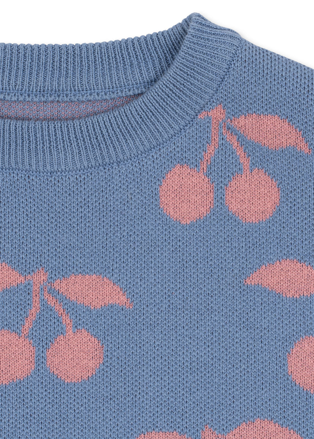 Konges Sløjd Konges Sløjd - Lapis Knit Dress Gots - Purple impression - Pearls & Swines