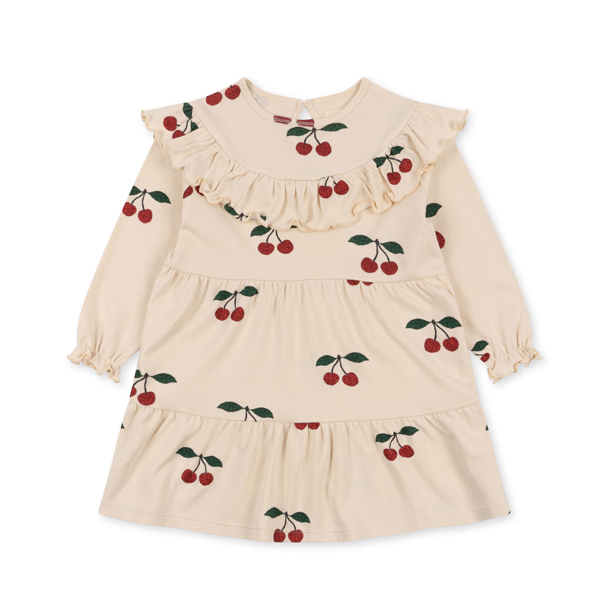 Konges Sløjd Konges Sløjd - Malli Glitter Dress Gots - Ma Grande Cerise Glitt - Pearls & Swines