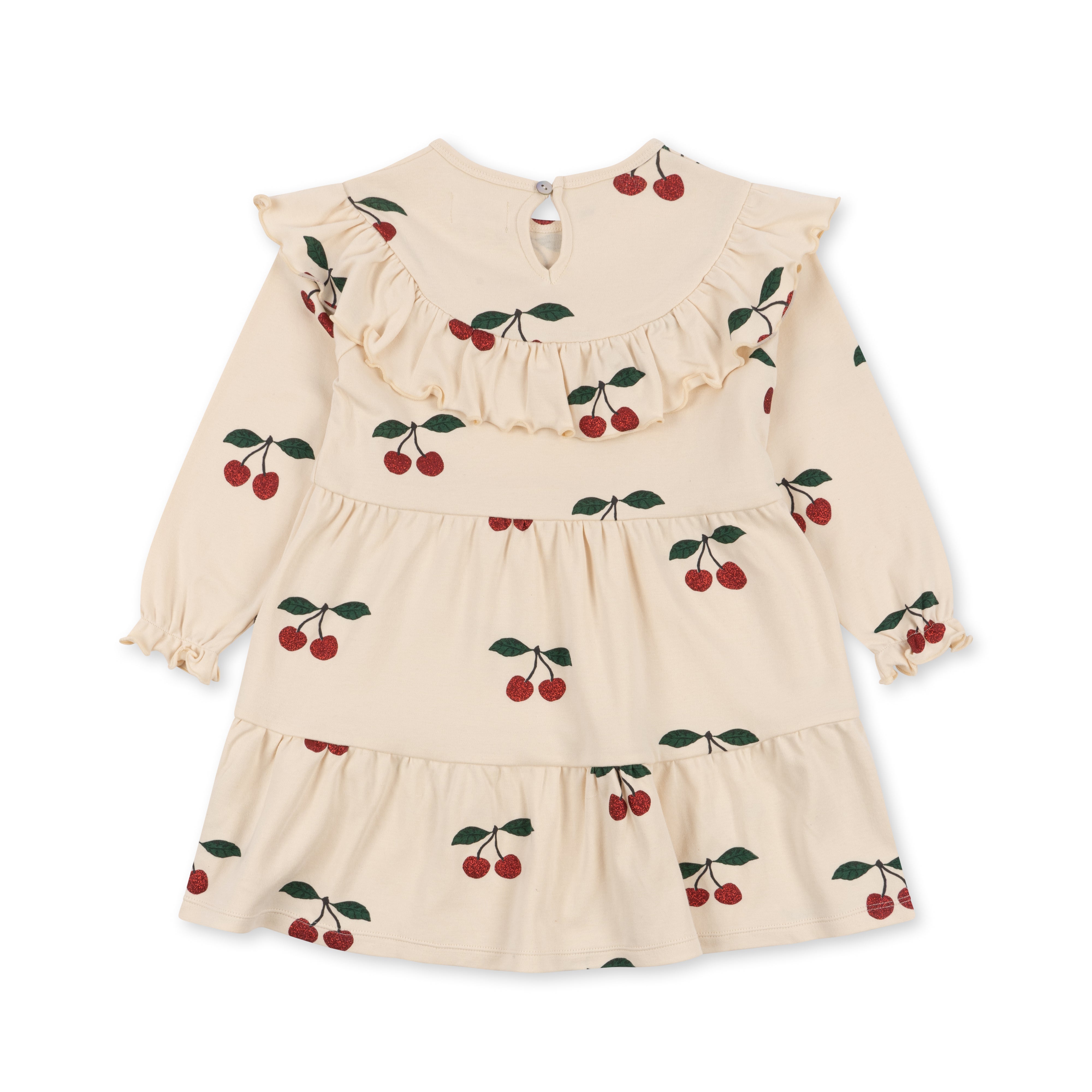 Konges Sløjd Konges Sløjd - Malli Glitter Dress Gots - Ma Grande Cerise Glitt - Pearls & Swines