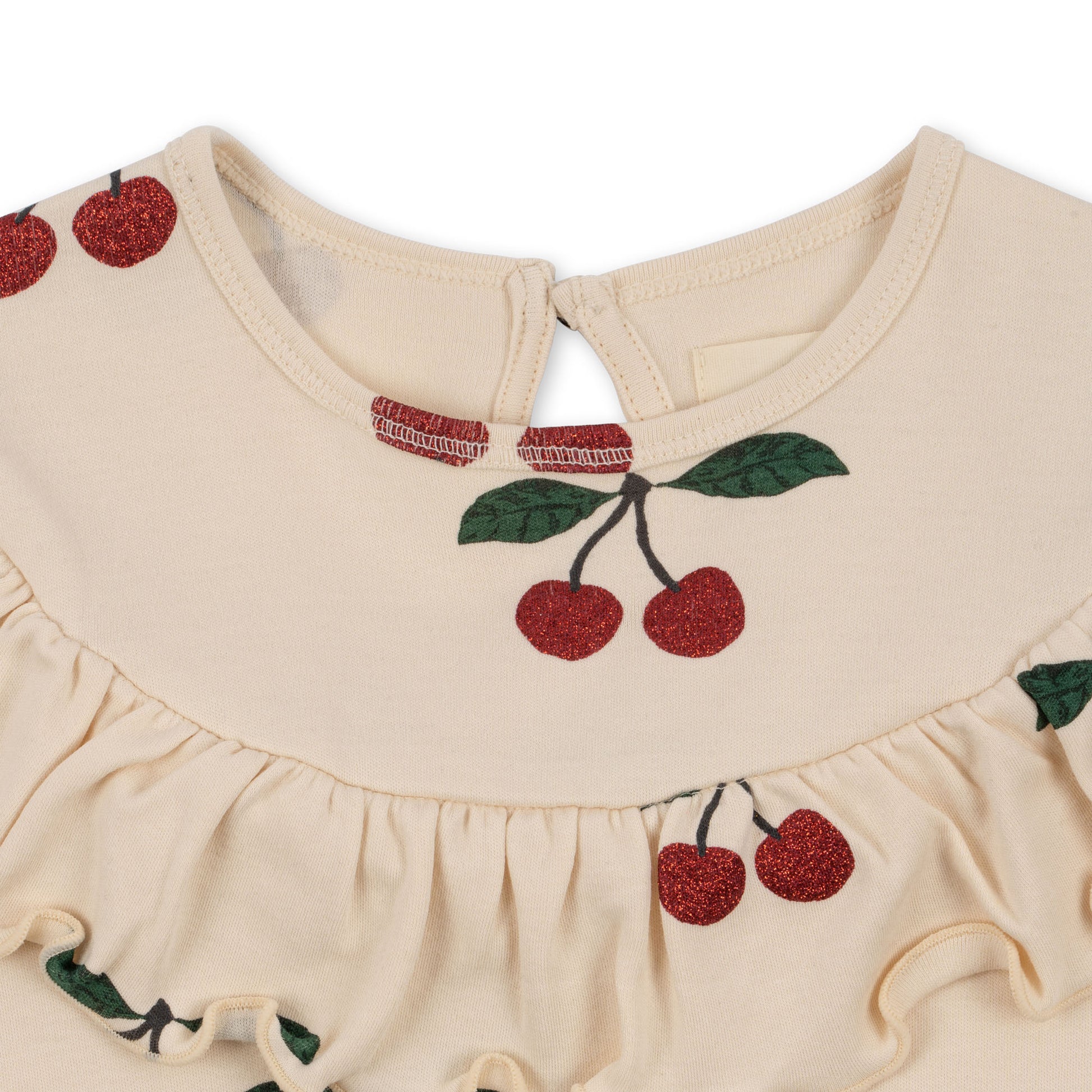 Konges Sløjd Konges Sløjd - Malli Glitter Dress Gots - Ma Grande Cerise Glitt - Pearls & Swines