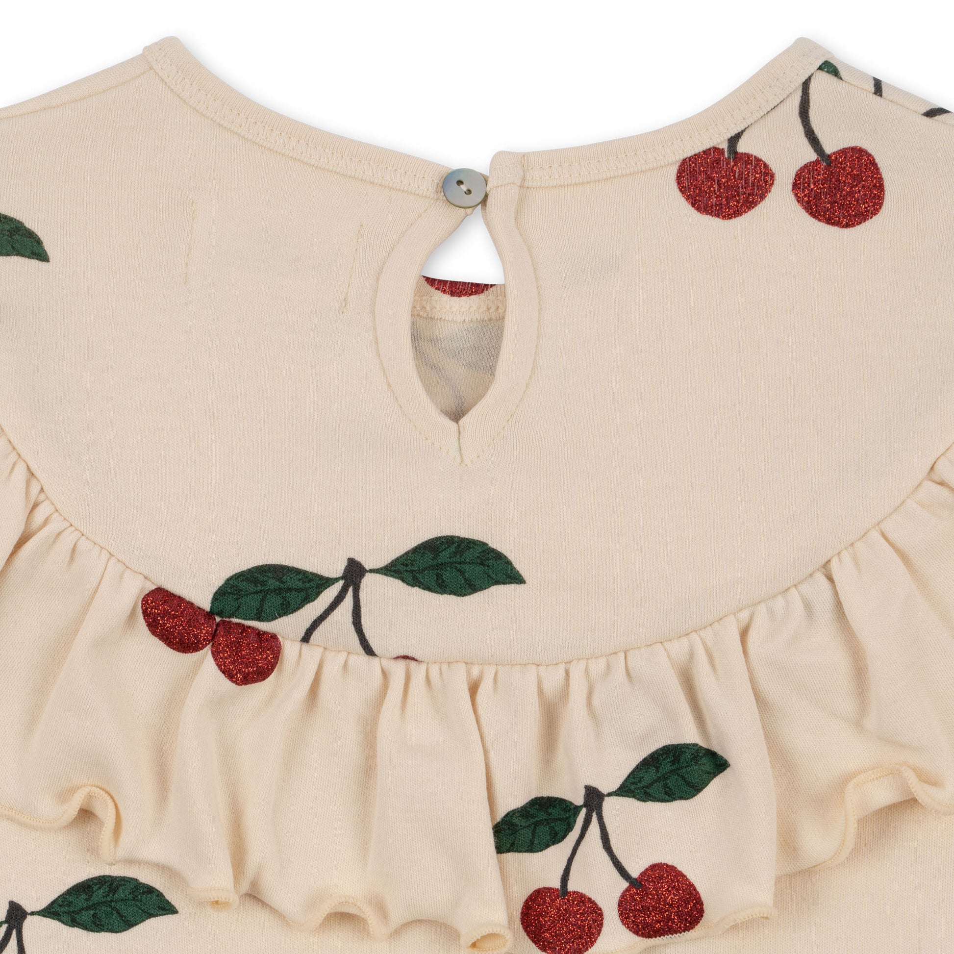 Konges Sløjd Konges Sløjd - Malli Glitter Dress Gots - Ma Grande Cerise Glitt - Pearls & Swines