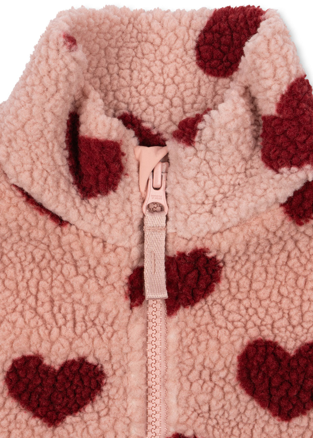 Konges Sløjd Konges Sløjd - Jody Teddy half zip GRS - Coeur Mellow - Pearls & Swines