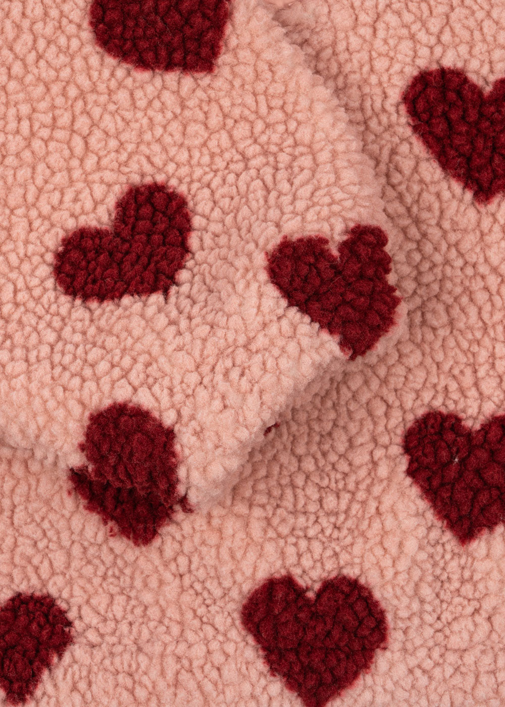 Konges Sløjd Konges Sløjd - Jody Teddy half zip GRS - Coeur Mellow - Pearls & Swines