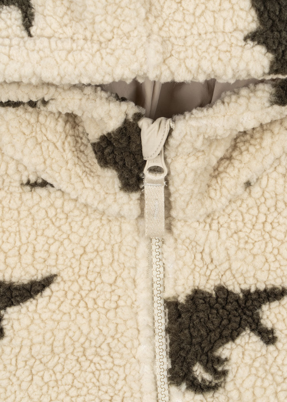 Konges Sløjd Konges Sløjd - Jody Teddy Hoodie GRS - Dino Silhouette - Pearls & Swines