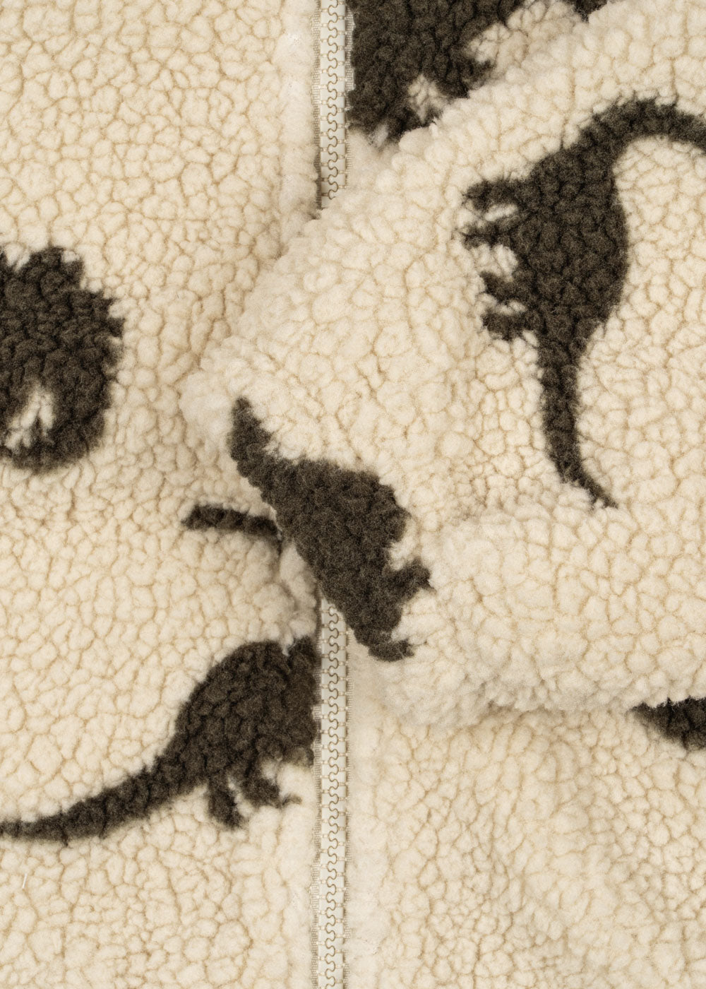 Konges Sløjd Konges Sløjd - Jody Teddy Hoodie GRS - Dino Silhouette - Pearls & Swines