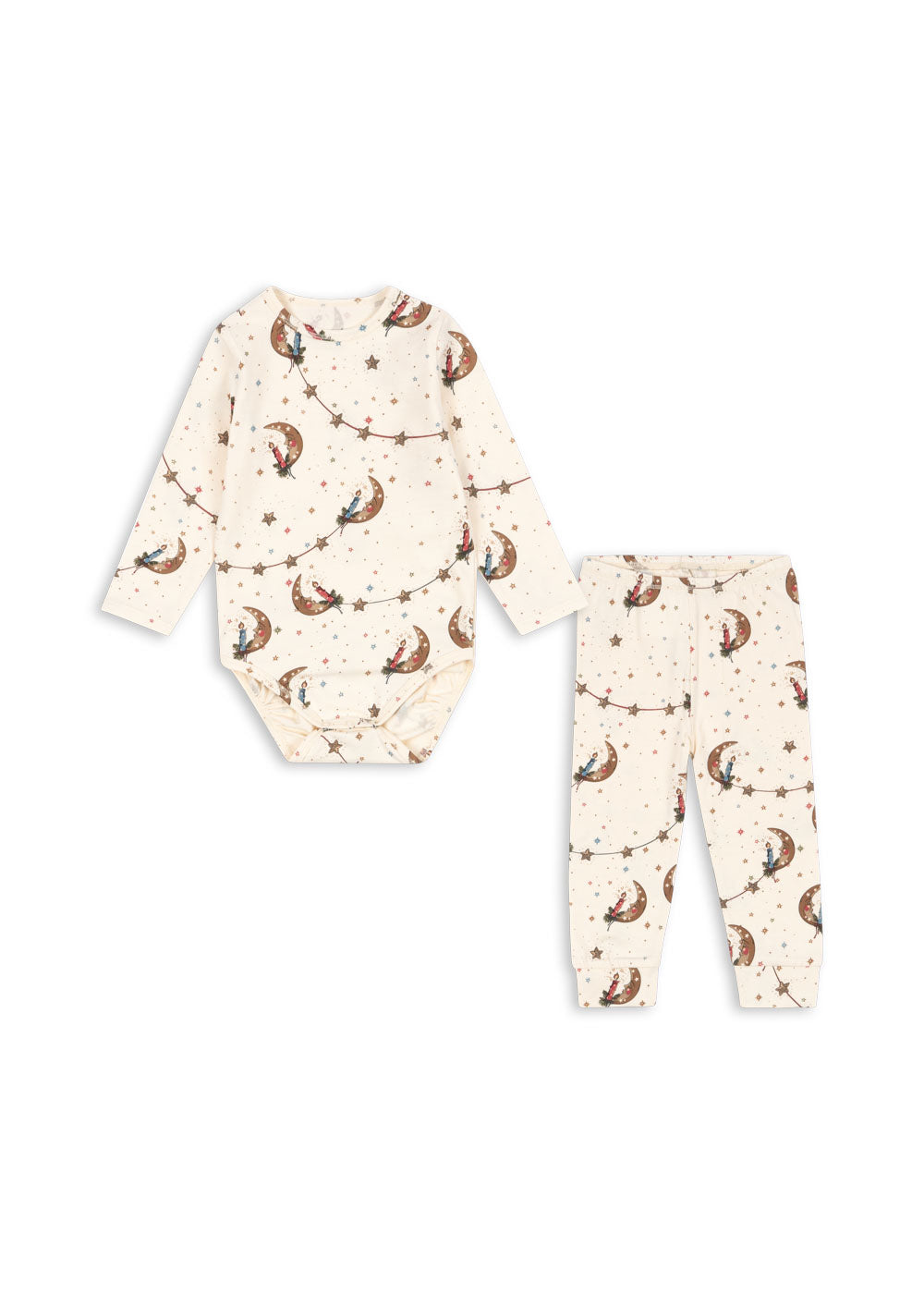 Konges Sløjd Konges Sløjd - Basic Body/Pants set Gots - Luna - Pearls & Swines