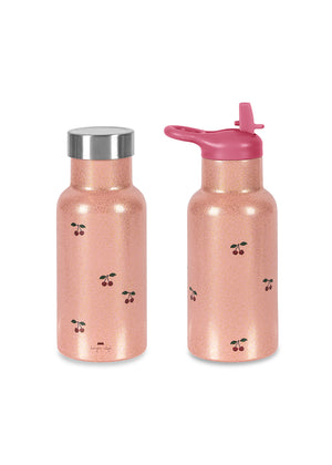 Konges Sløjd Konges Sløjd - Glitter Thermo Bottle - Cherry Glitter - Pearls & Swines