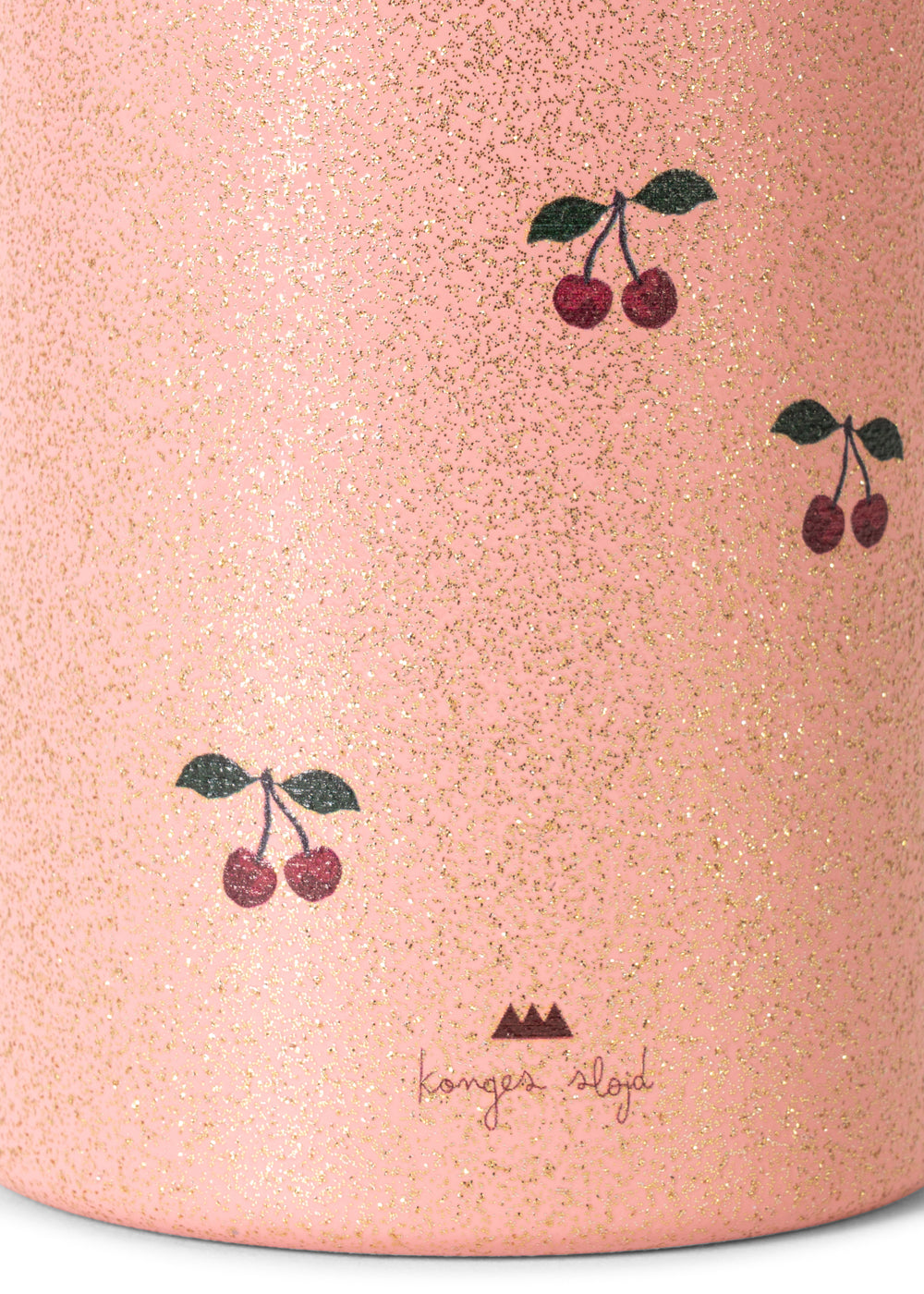 Konges Sløjd Konges Sløjd - Glitter Thermo Bottle - Cherry Glitter - Pearls & Swines