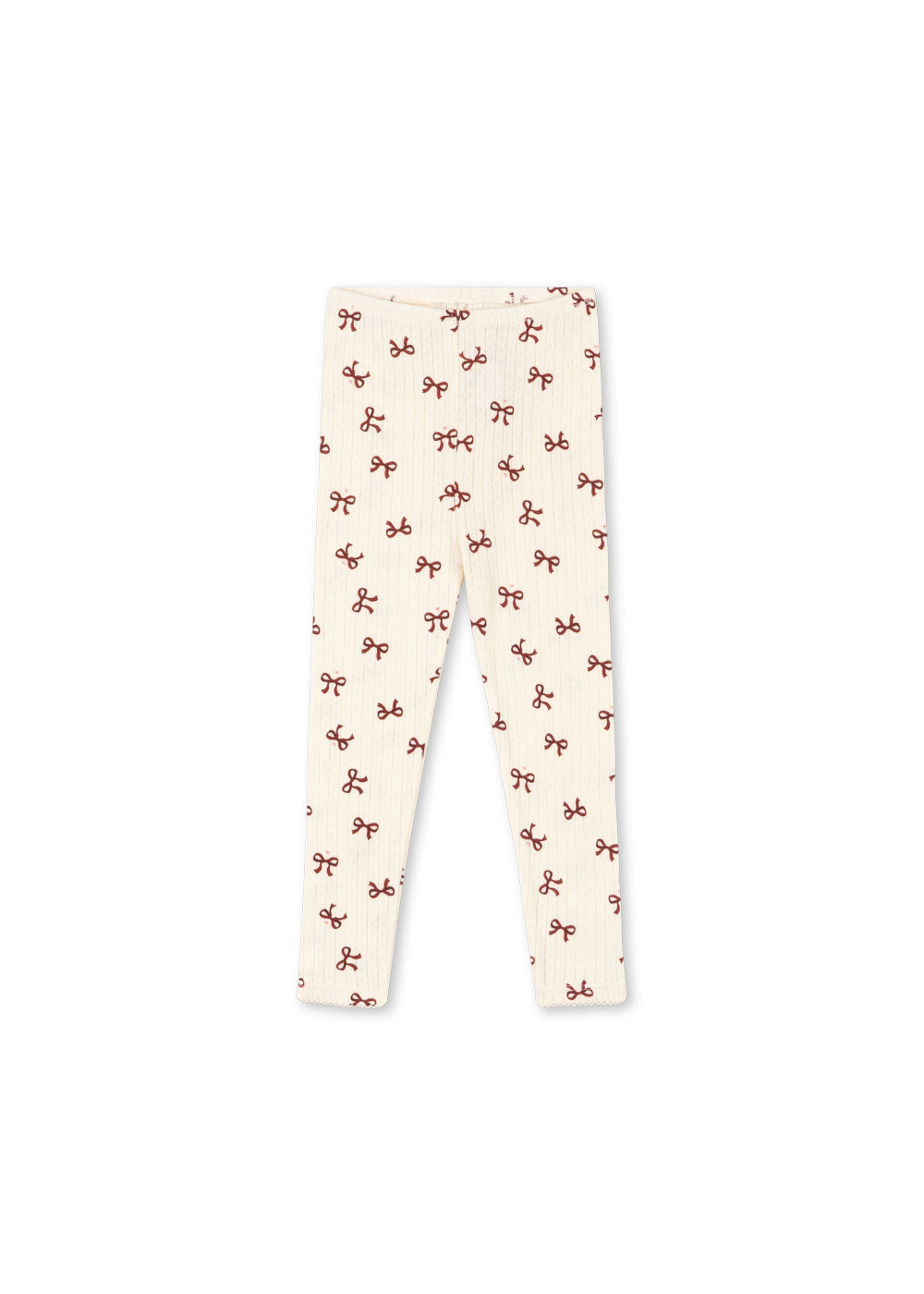 Konges Sløjd Konges Sløjd - Minnie Pants GOTS - Bow Rouge - Pearls & Swines