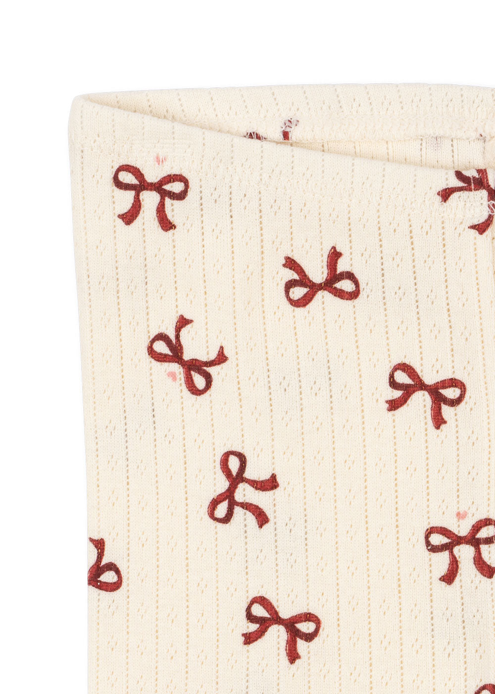 Konges Sløjd Konges Sløjd - Minnie Pants GOTS - Bow Rouge - Pearls & Swines