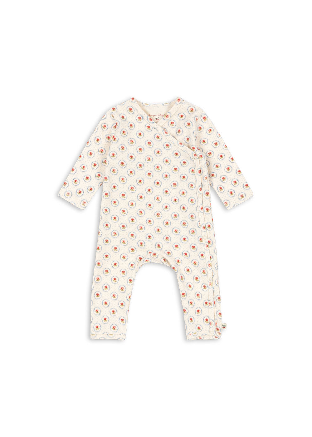 Konges Sløjd Konges Sløjd - Newborn Basic Onesie Gots - Mirage - Pearls & Swines