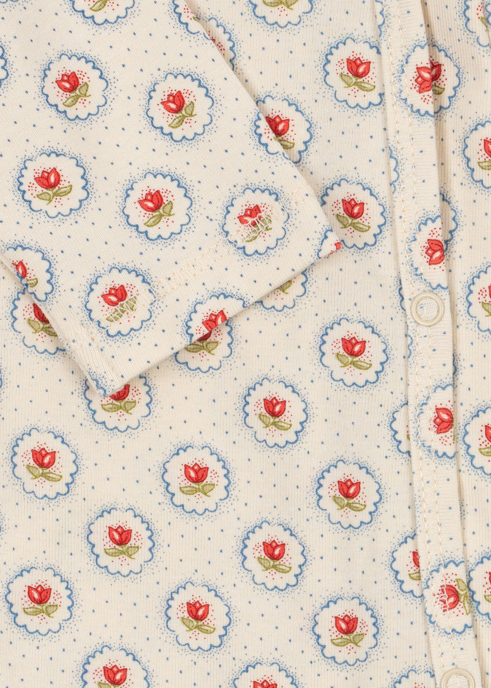 Konges Sløjd Konges Sløjd - Premature Basic Onesie Gots - Mirage - Pearls & Swines