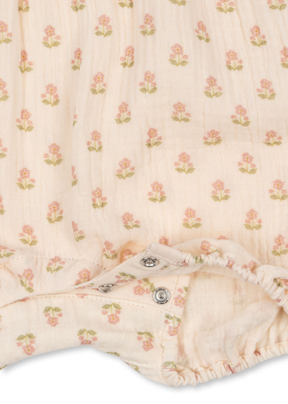 Konges Sløjd Konges Sløjd - Newborn Coco Frill Romper Gots - Carta Rosa - Pearls & Swines