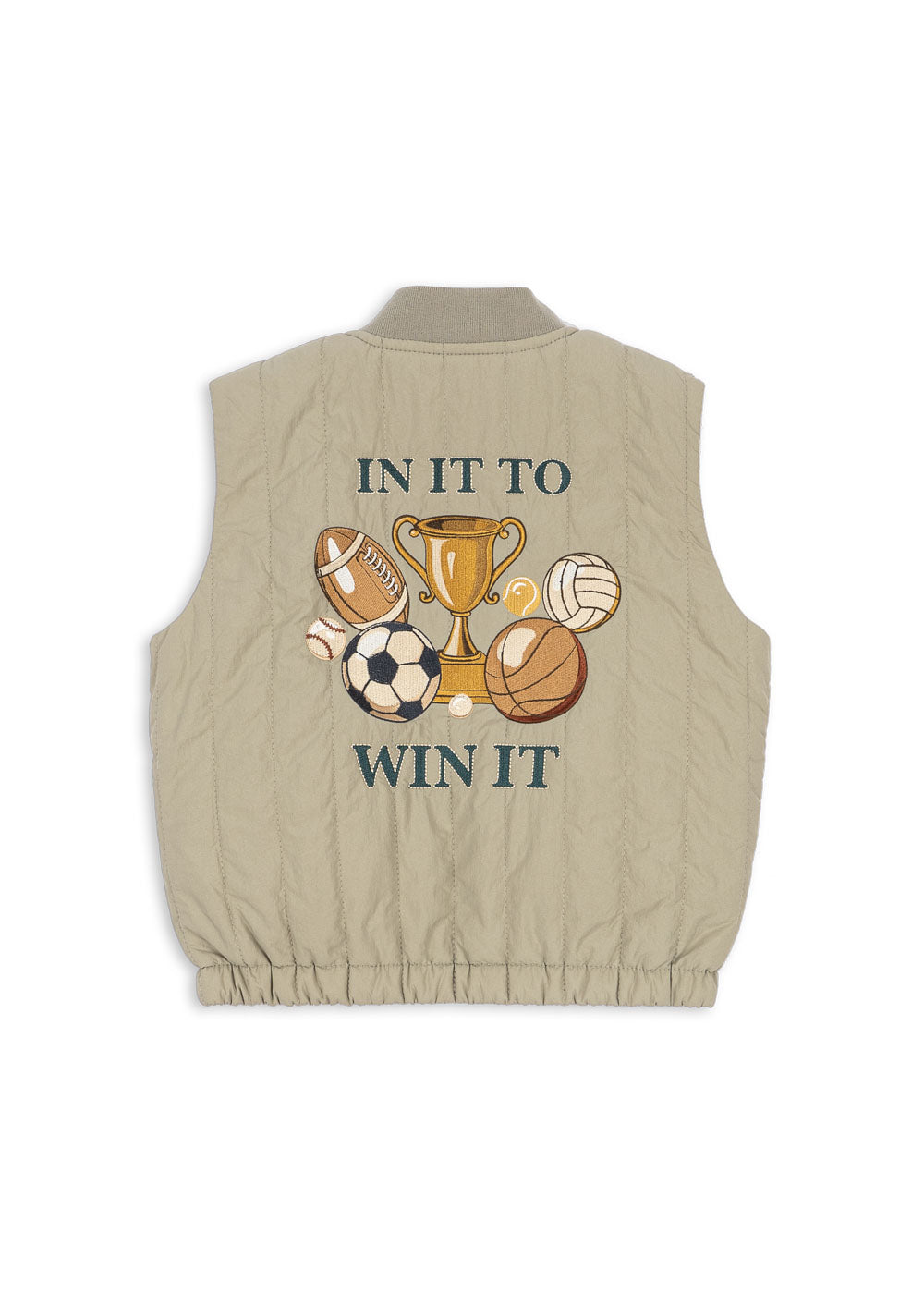 Konges Sløjd Konges Sløjd - Juno Vest - I'm Game Laurel Oak - Pearls & Swines