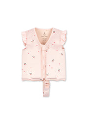 Konges Sløjd Konges Sløjd - Avery Swim Vest - Cherry Coeur Rose - Pearls & Swines