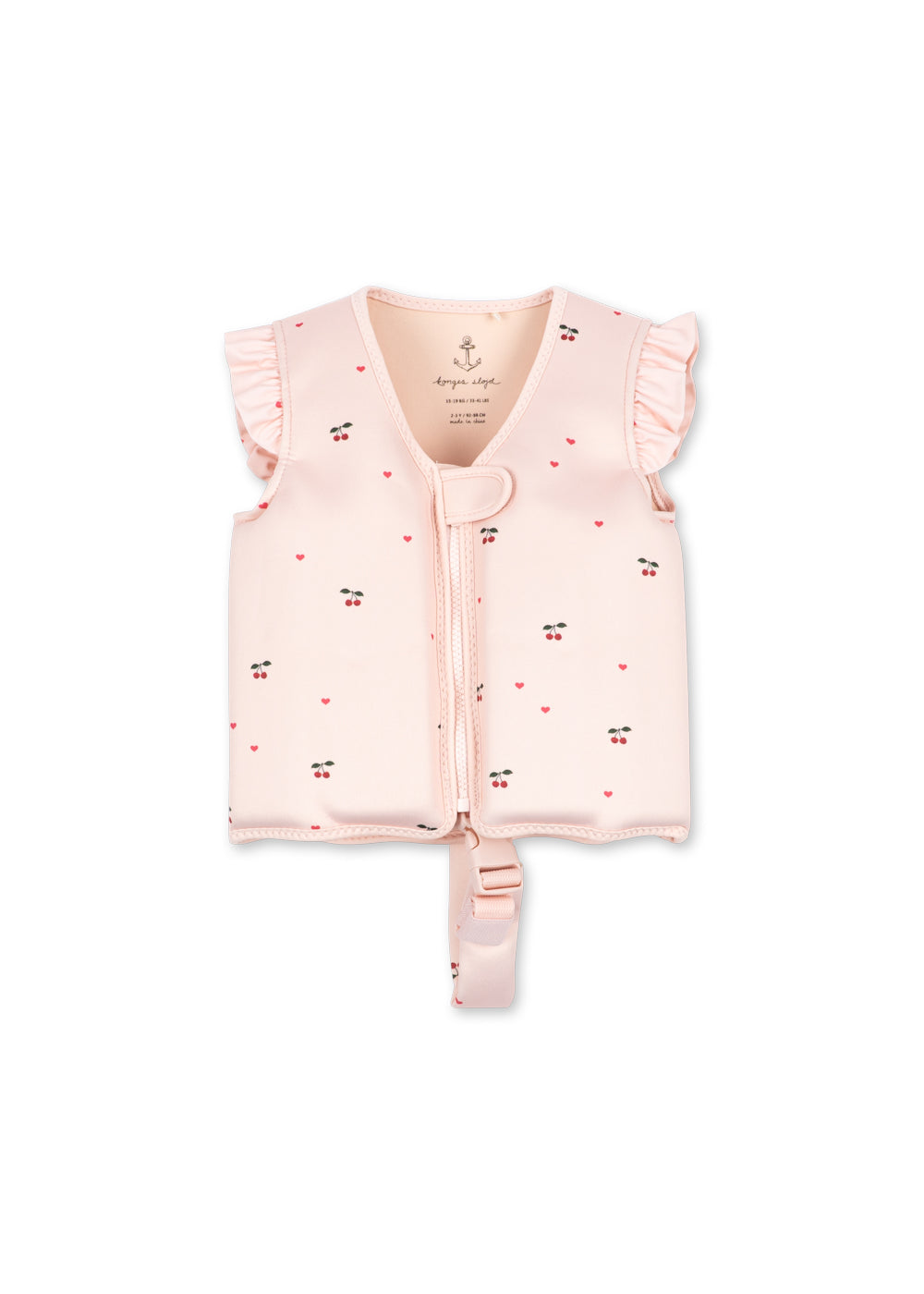Konges Sløjd Konges Sløjd - Avery Swim Vest - Cherry Coeur Rose - Pearls & Swines