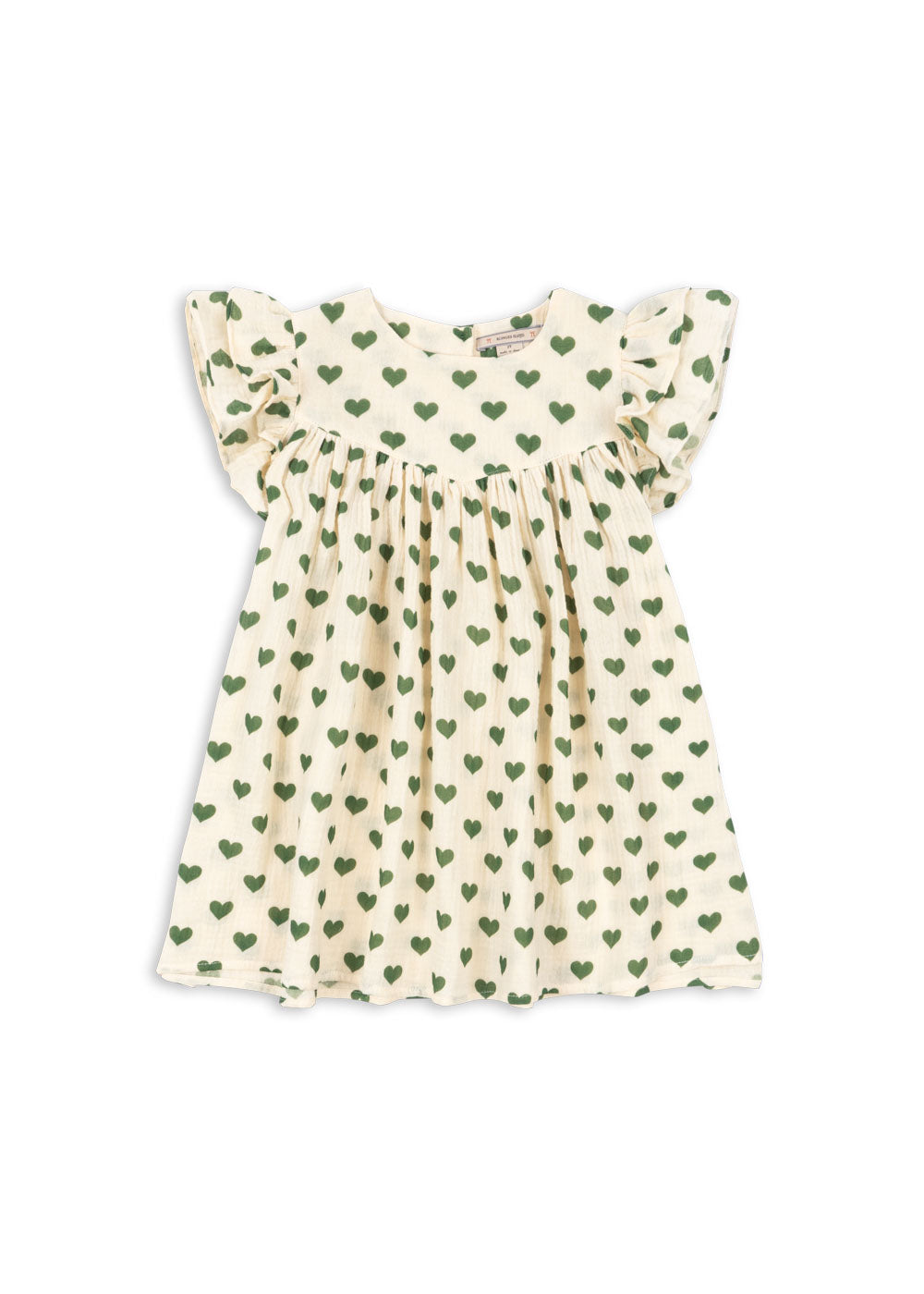 Konges Sløjd Konges Sløjd - Coco Dress GOTS - Amour Verde - Pearls & Swines
