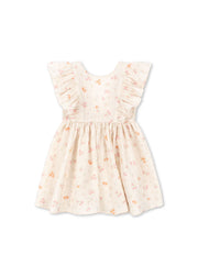 Konges Sløjd Konges Sløjd - Elin Frill Dress GOTS - Nonoka - Pearls & Swines