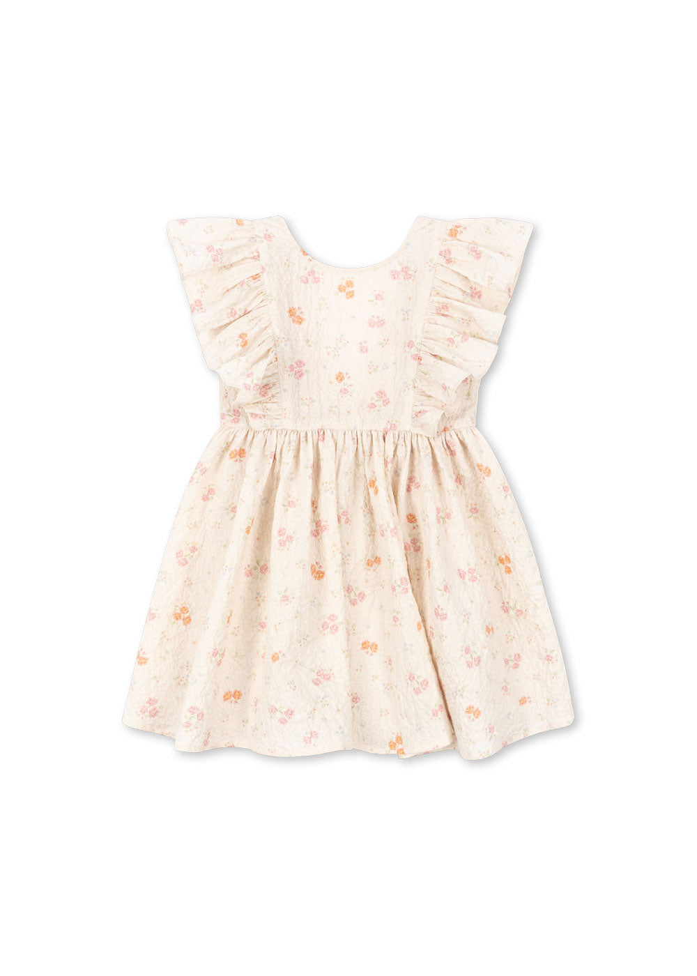 Konges Sløjd Konges Sløjd - Elin Frill Dress GOTS - Nonoka - Pearls & Swines
