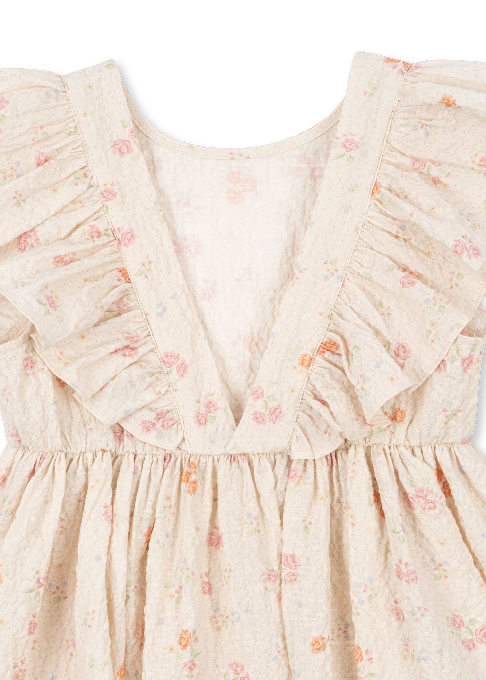 Konges Sløjd Konges Sløjd - Elin Frill Dress GOTS - Nonoka - Pearls & Swines