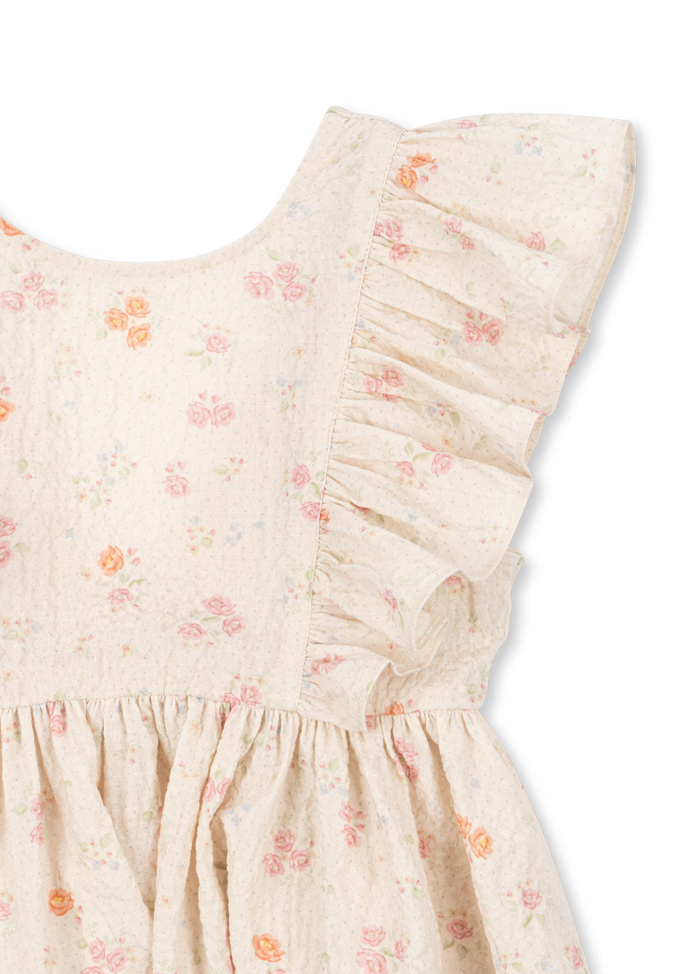 Konges Sløjd Konges Sløjd - Elin Frill Dress GOTS - Nonoka - Pearls & Swines