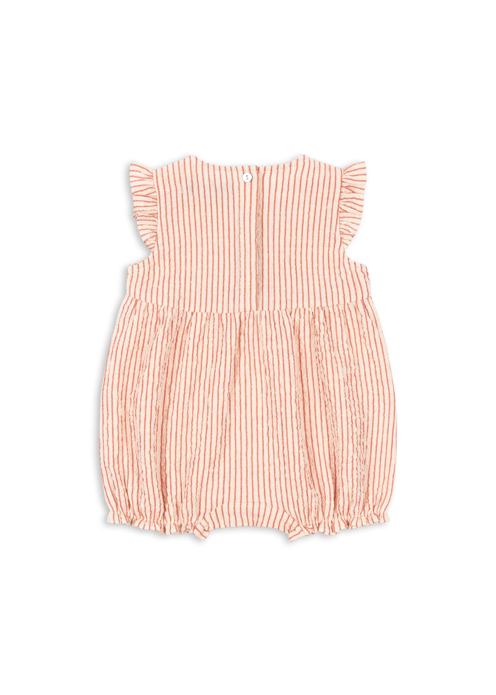 Konges Sløjd Konges Sløjd - Ellie Frill Romper GOTS - Amour Stripe - Pearls & Swines
