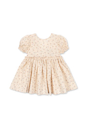 Konges Sløjd Konges Sløjd - Evia Bow Dress GOTS - Brise D'ètè - Pearls & Swines