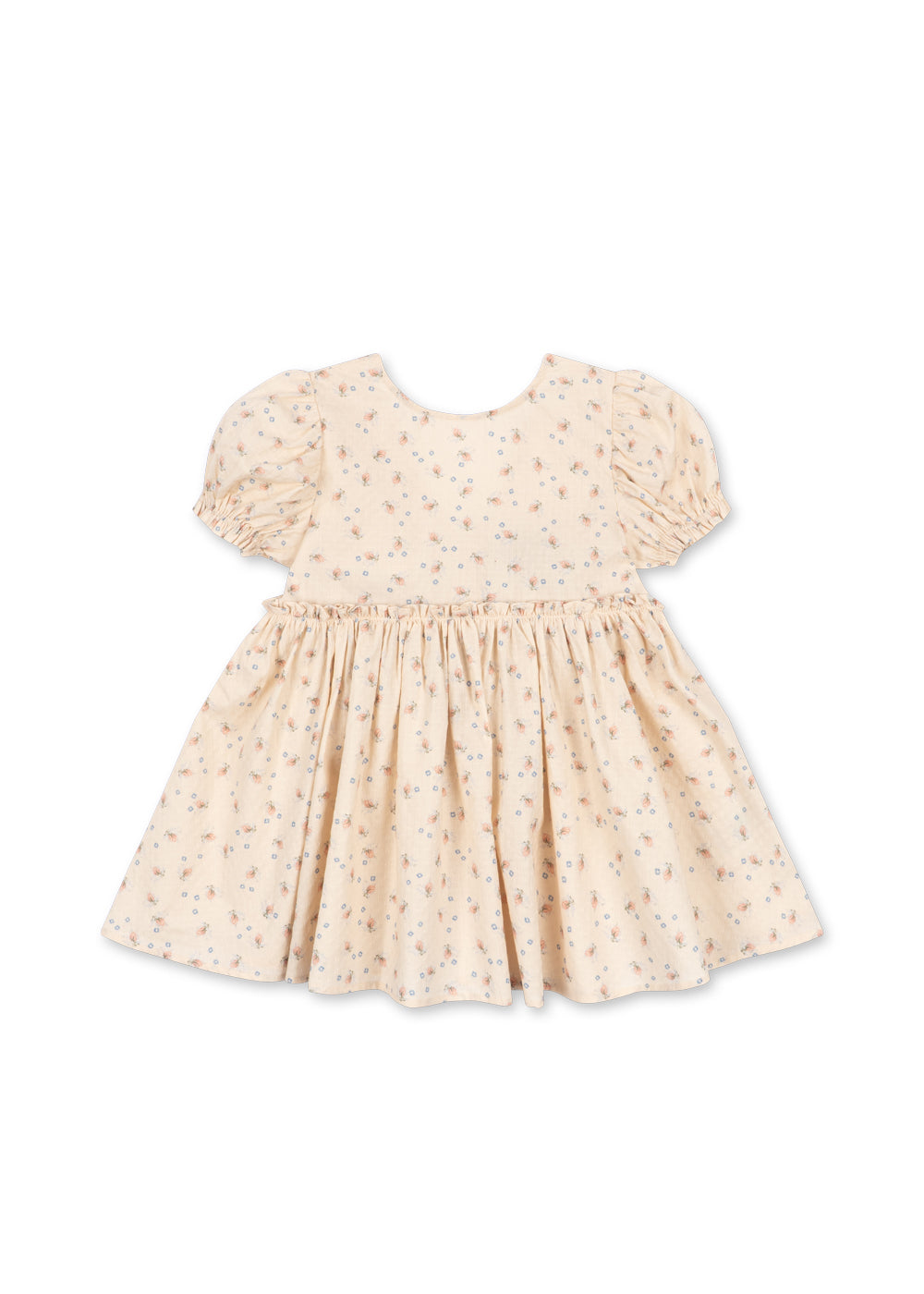 Konges Sløjd Konges Sløjd - Evia Bow Dress GOTS - Brise D'ètè - Pearls & Swines