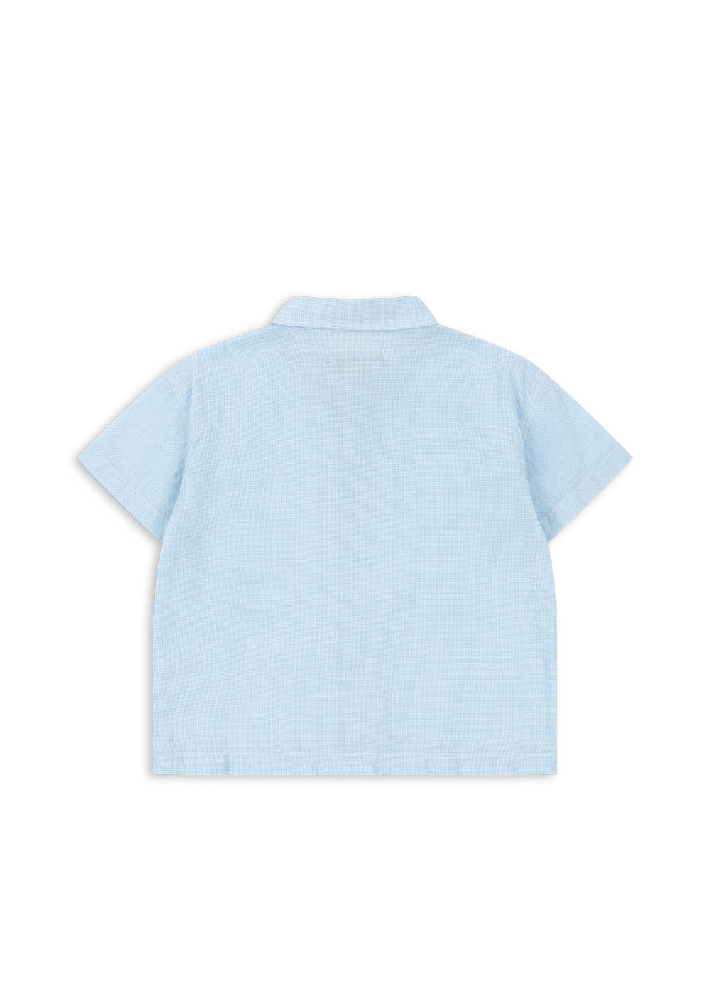 Konges Sløjd Konges Sløjd - Fran Shirt GOTS - Blue Check - Pearls & Swines