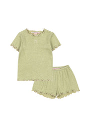 Konges Sløjd Konges Sløjd - Roli Set OCS - Pale Olive Green - Pearls & Swines