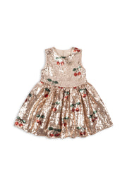 Konges Sløjd Konges Sløjd - Starla Sequin Dress - Ma Grande Cerise Blush - Pearls & Swines