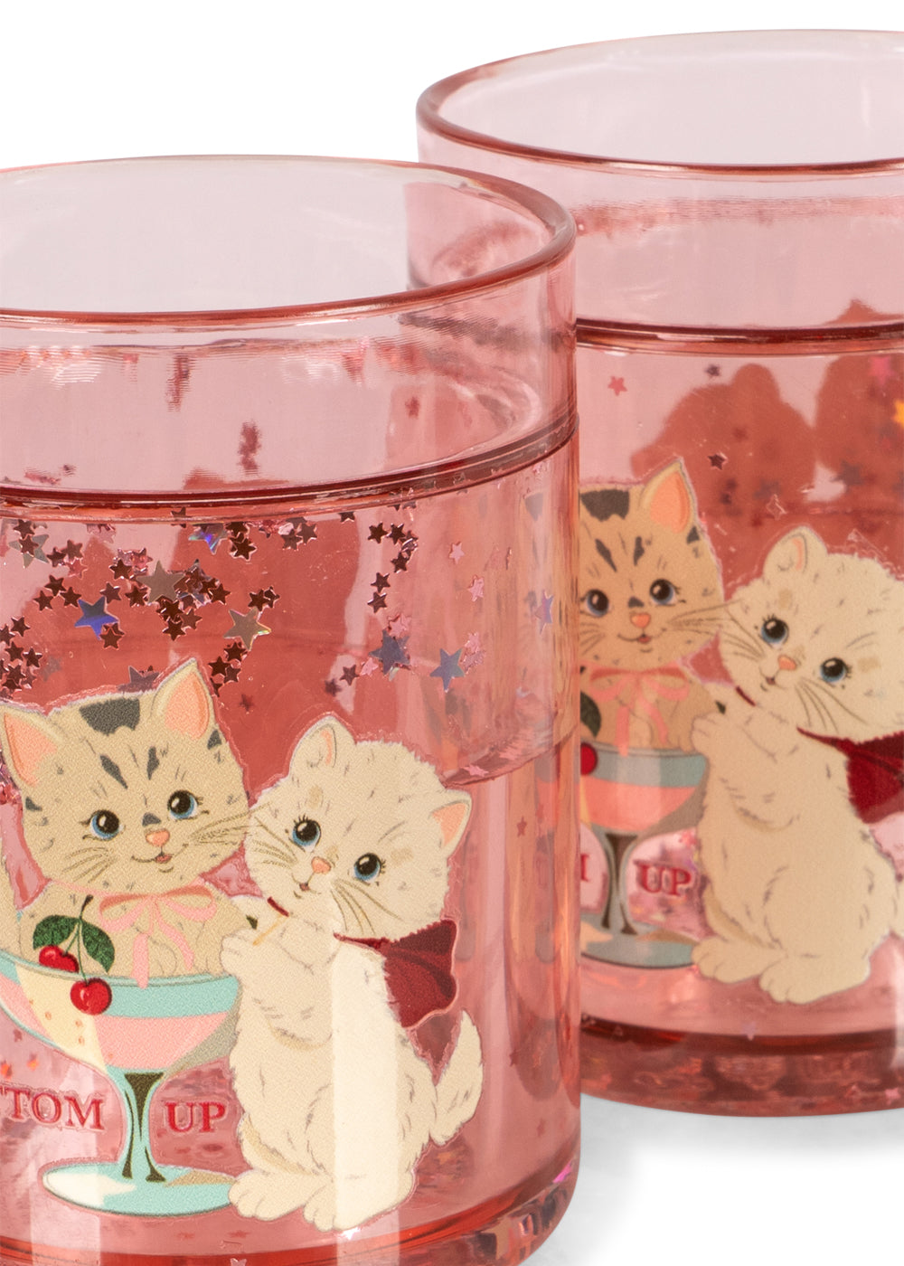 Konges Sløjd Konges Sløjd - 2 Pack Glitter Cups- Rose Cat - Pearls & Swines