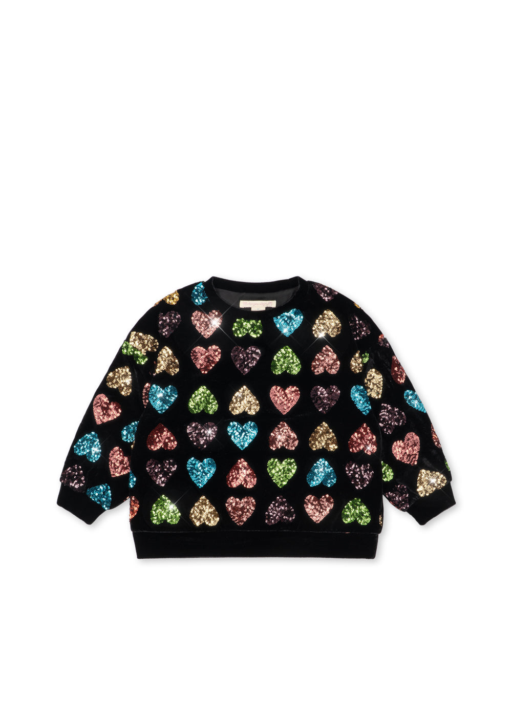 Konges Sløjd Konges Sløjd - Cuore Sweat Shirt - Amour Sequin - Pearls & Swines