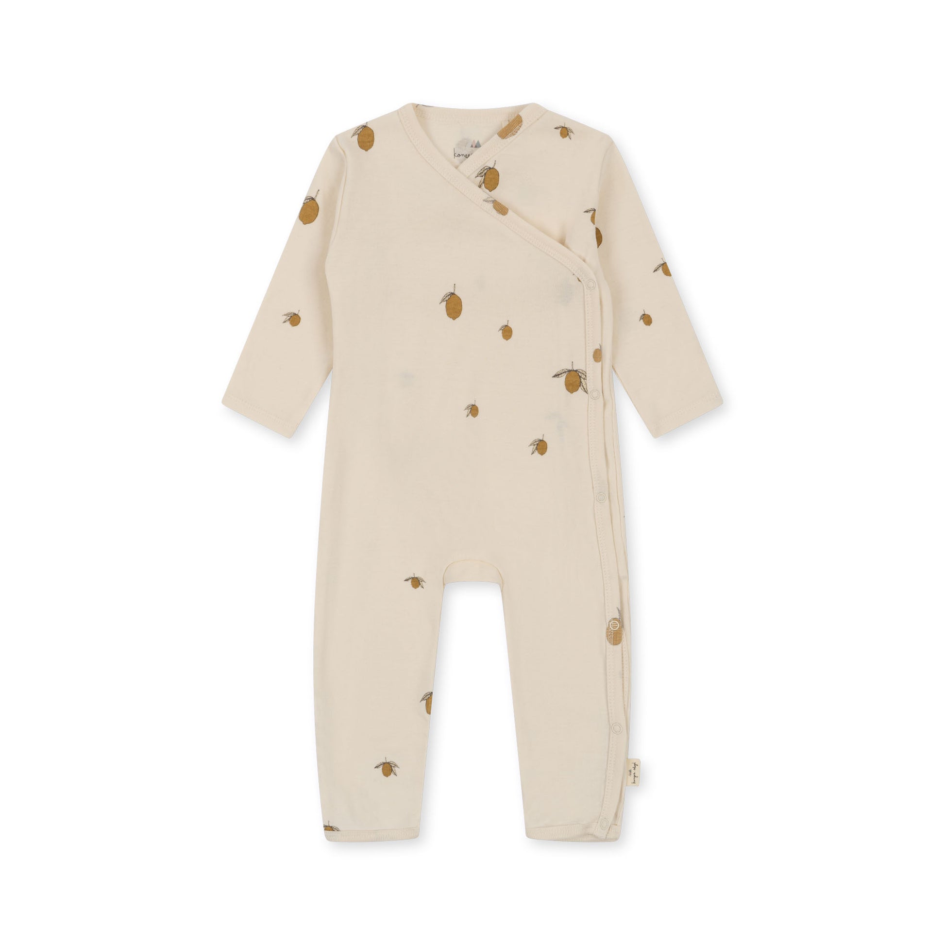 Konges Sløjd Konges Sløjd - Premature Onesie - Lemon - Pearls & Swines