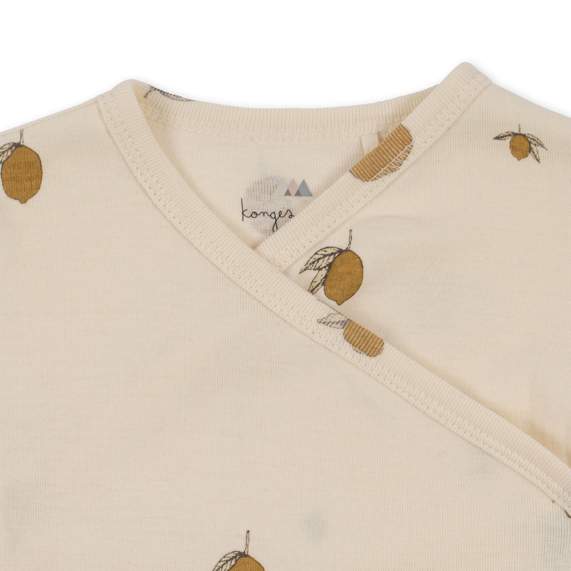 Konges Sløjd Konges Sløjd - Premature Onesie - Lemon - Pearls & Swines