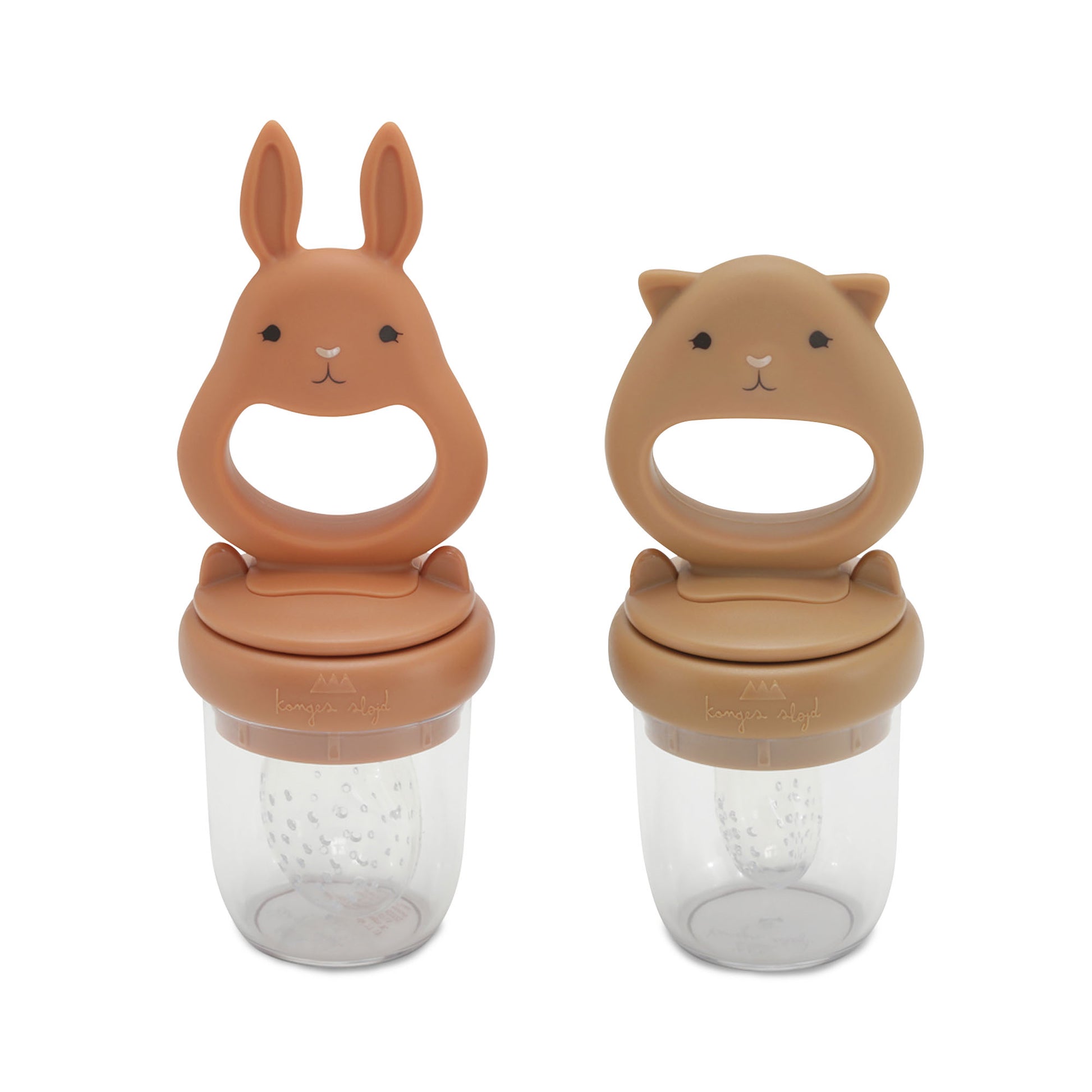 Konges Sløjd Konges Sløjd - 2pack fruit feeding pacifier - Almond/Terracotta - Pearls & Swines