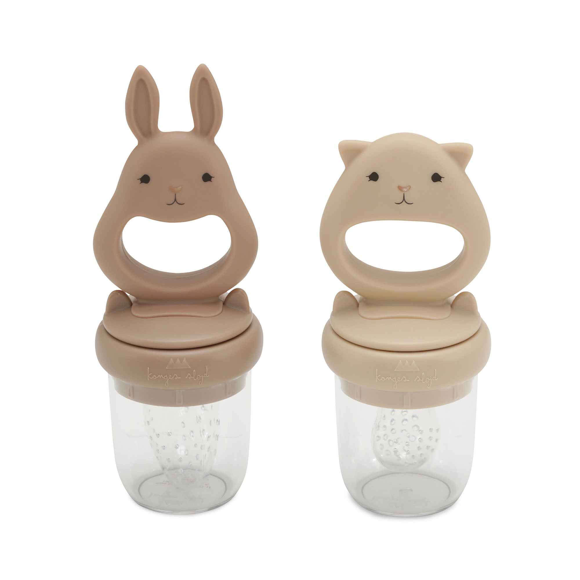 Konges Sløjd Konges Sløjd - 2pack fruit feeding pacifier - Bark/Shell - Pearls & Swines