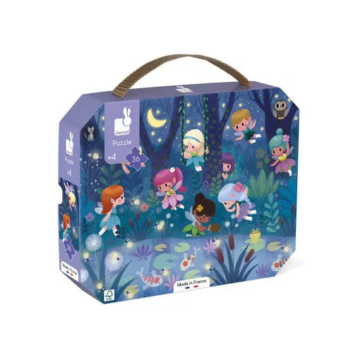 Janod Janod - Puzzle - Fairies and Waterlilies - Pearls & Swines