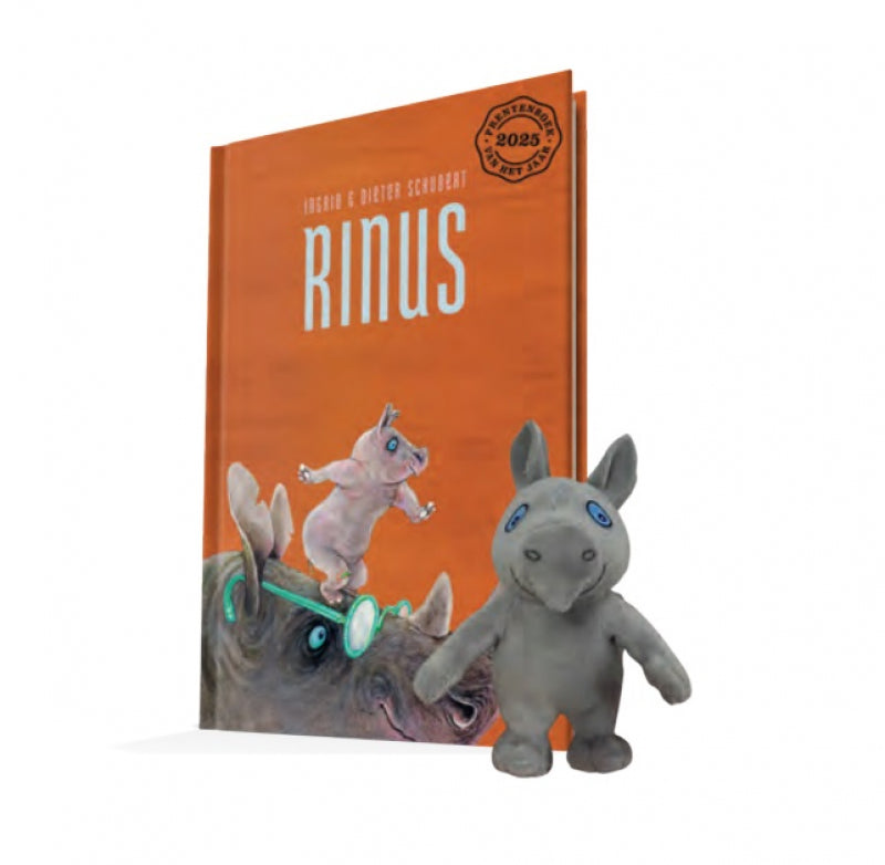 Pearls & Swines Rinus - Prentenboek met Knuffel - Pearls & Swines