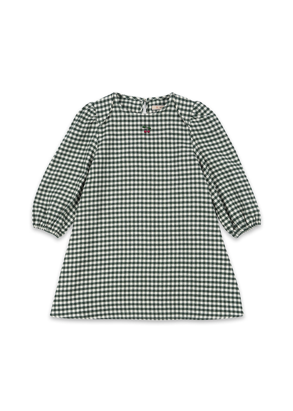 Konges Sløjd Konges Sløjd - Foret Dress GOTS - Green check - Pearls & Swines