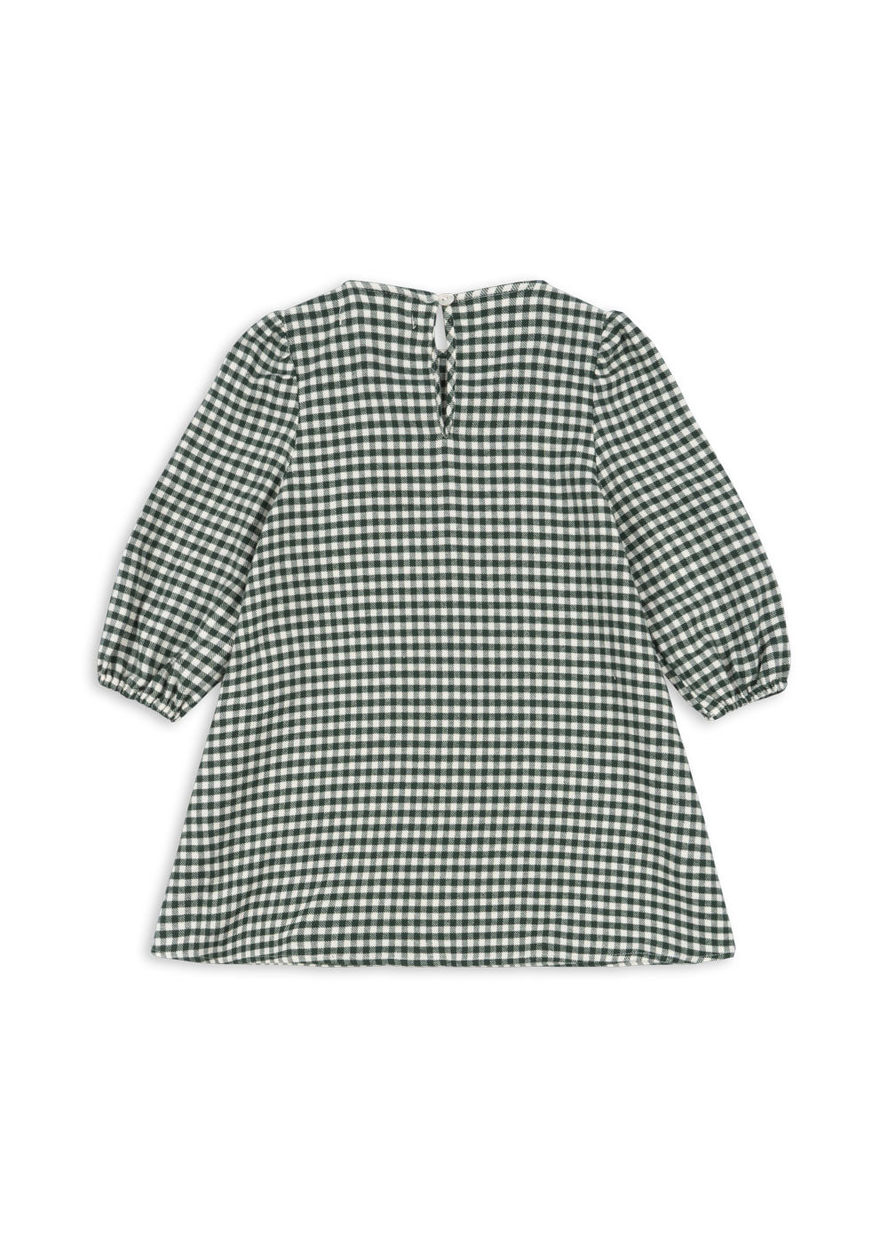 Konges Sløjd Konges Sløjd - Foret Dress GOTS - Green check - Pearls & Swines