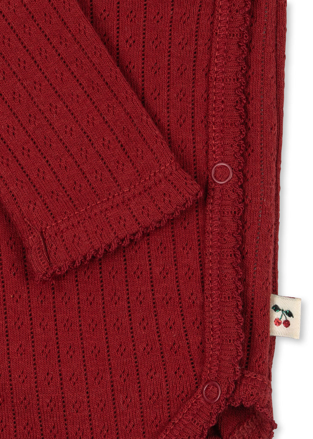 Konges Sløjd Konges Sløjd - Minnie Premature Body GOTS - Red Dahlia - Pearls & Swines