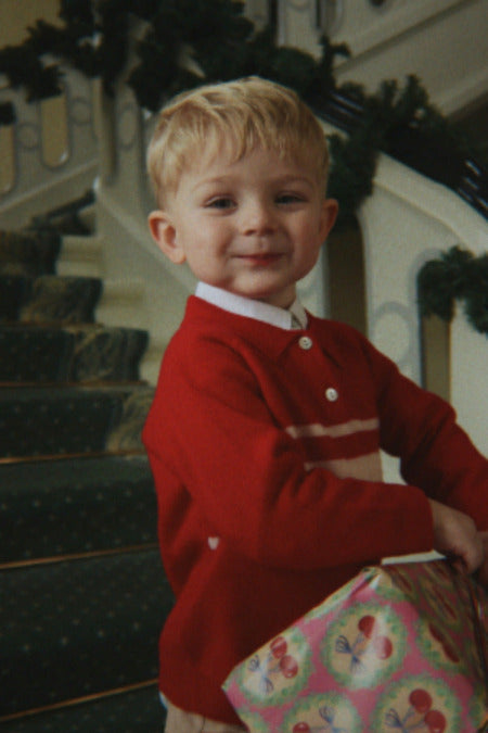 Konges Sløjd Konges Sløjd - Basi Polo - Red - Pearls & Swines