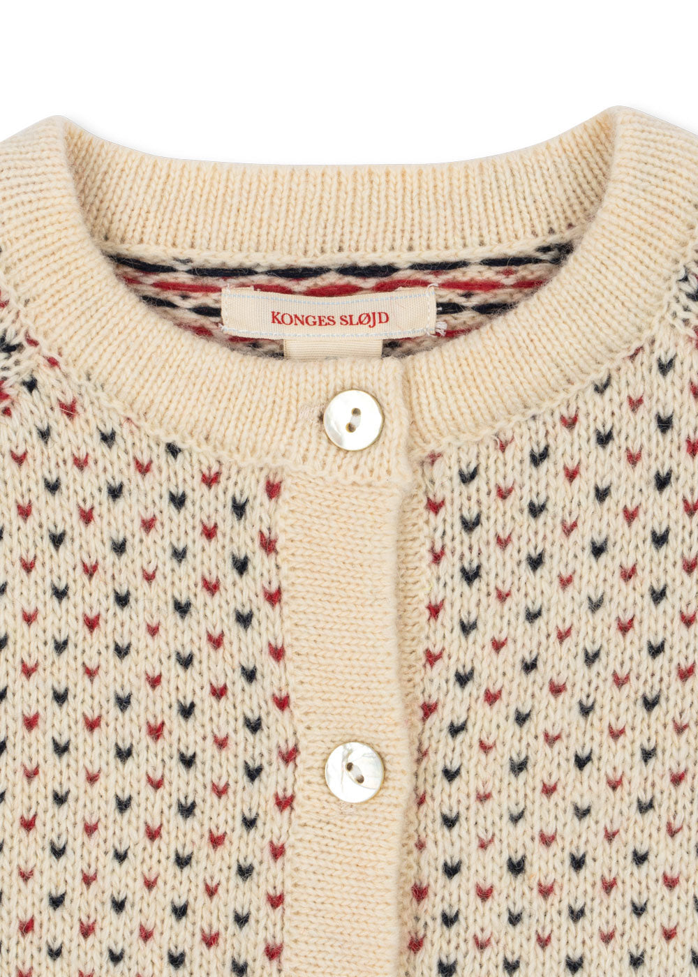 Konges Sløjd Konges Sløjd - Billi Knit Cardigan - Off white - Pearls & Swines