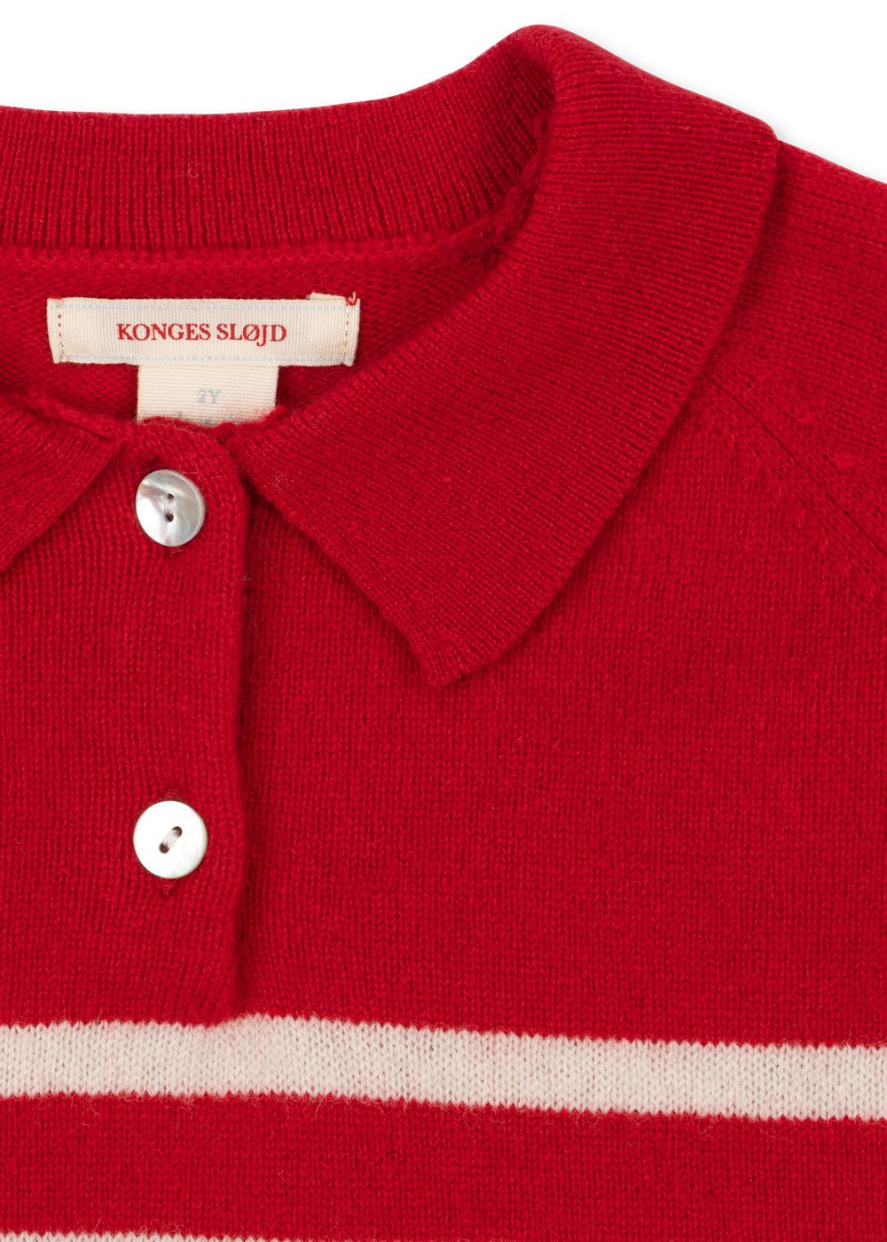 Konges Sløjd Konges Sløjd - Basi Polo - Red - Pearls & Swines
