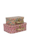 Konges Sløjd Konges Sløjd - 2-pack Suitcase - Pink - Pearls & Swines