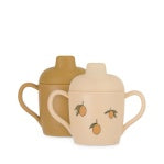 Konges Sløjd Konges Sløjd 2-Pack Sippy cup - Lemon - Pearls & Swines
