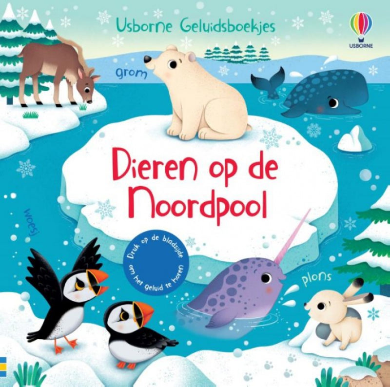 Pearls & Swines Dieren op de Noordpool - Geluidenboek - Pearls & Swines