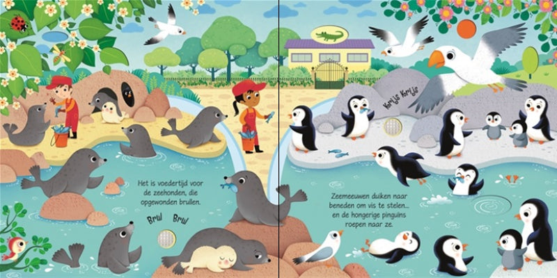 Pearls & Swines Geluiden in de dierentuin - Geluidenboek - Pearls & Swines